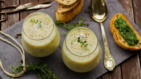 Vichyssoise: Rezept für kalte Kartoffel-Lauch-Suppe