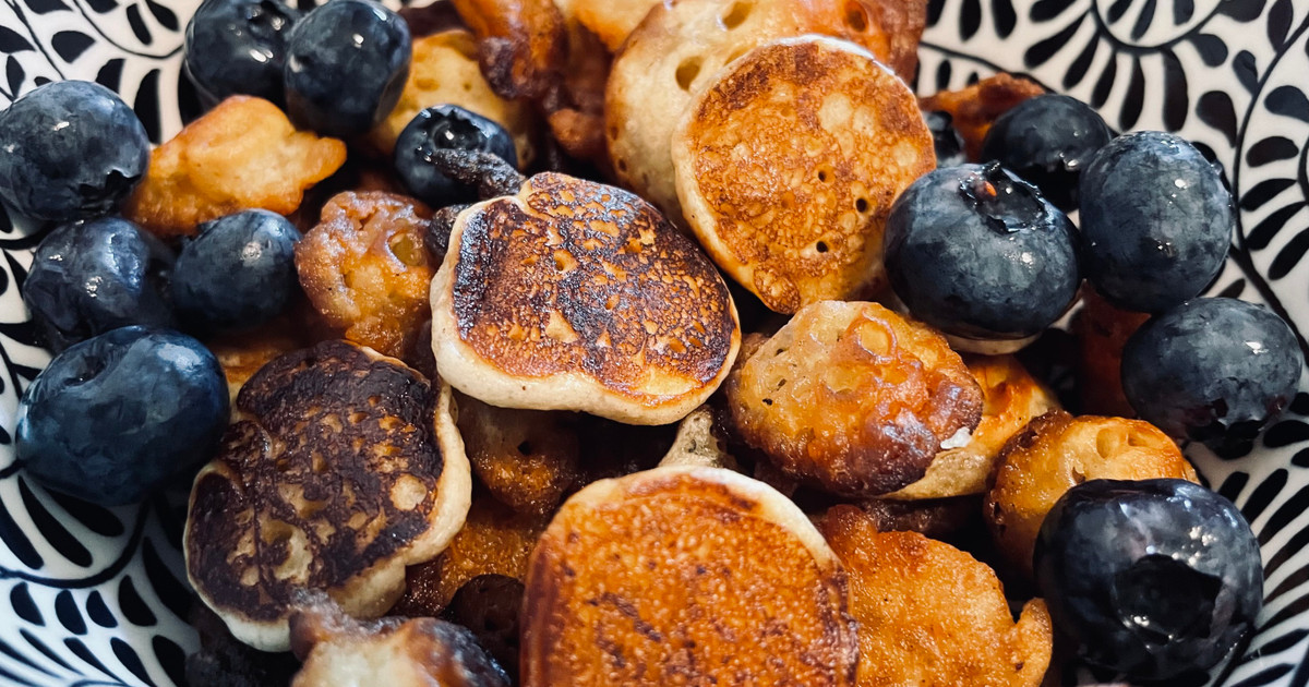 Pancake Cereal Rezept für vegane MiniPancakes zum Frühstück Utopias