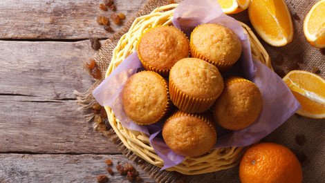 Orangenmuffins: Rezept für fluffige Muffins