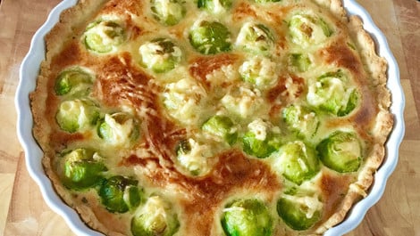 Rosenkohlquiche: Ein vegetarisches Winterrezept