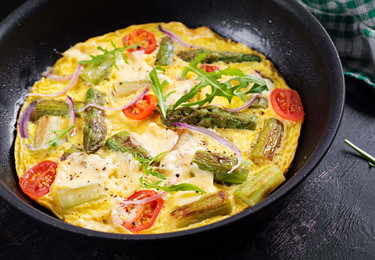 Spargel-Frittata