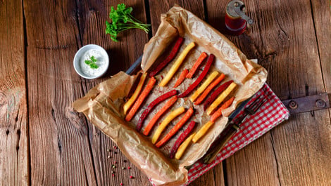 Karotten-Pommes: Mit diesem Rezept werden die Möhren knusprig
