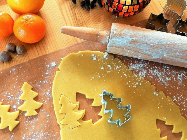 Vegane Butterkekse kannst du je nach Jahreszeit unterschiedlich gestalten.