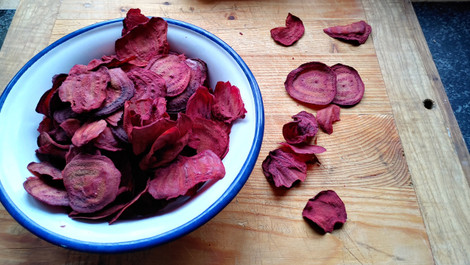 Rote-Bete-Chips: Ein Rezept zum Selbermachen