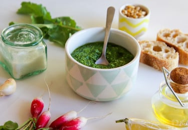 Pesto aus Salat