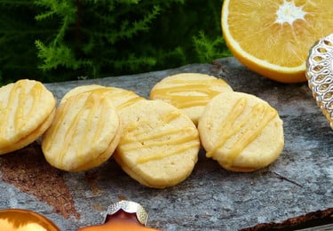 Orangenplätzchen