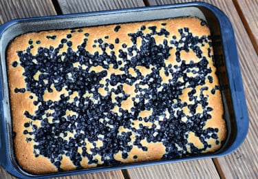 Veganer Blaubeerkuchen 