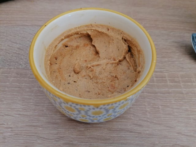 Erdnussauce als Ergänzung zum Biryani.