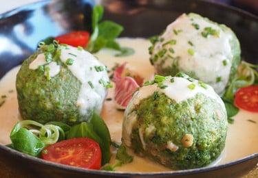 bärlauch knödel