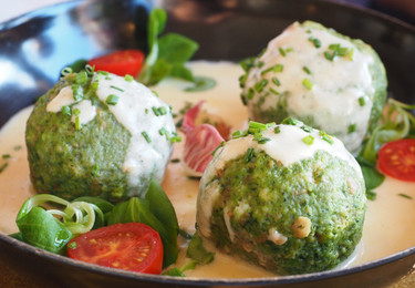 bärlauch knödel