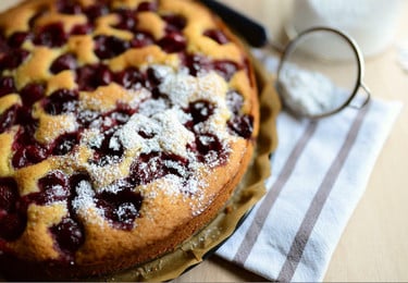 Veganer Kirschkuchen