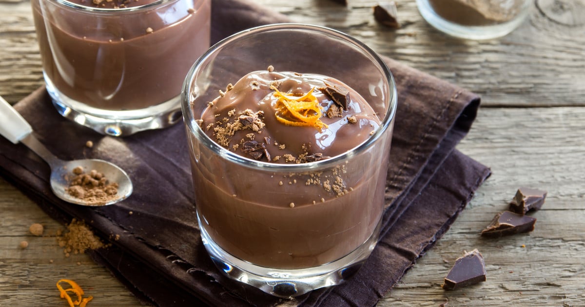 Kaki Schoko Pudding Zuckerfreies Rezept aus zwei Zutaten Utopias Rezeptwelt