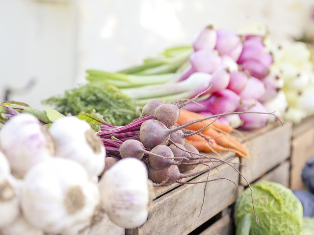 Wir empfehlen dir,Bio-Gemüse aus der Region zu kaufen. 