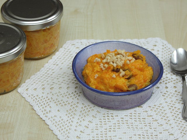 Karottenhalwa kannst du auch auf Vorrat zubereiten.