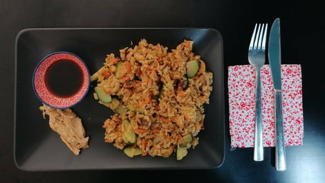 Veganes Biryani: Rezept für das Reisgericht mit Zucchini und Möhre