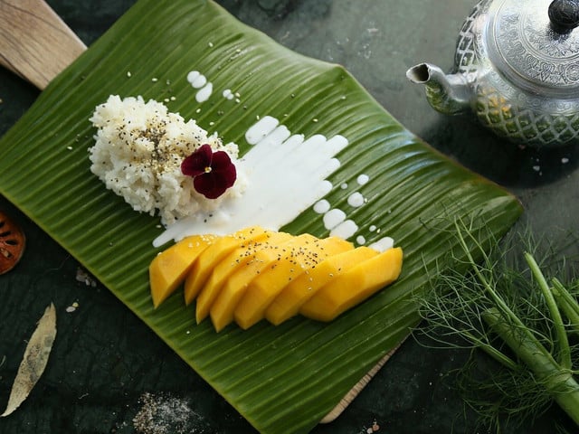 Klebreis wird vor allem in thailändischen Gerichten verwendet.