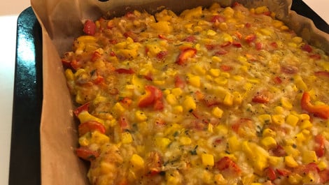 Schüttelpizza-Rezept: Express-Pizza für Gemüsereste