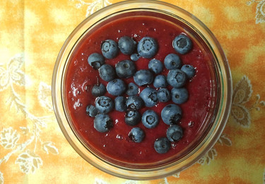Blaubeersuppe
