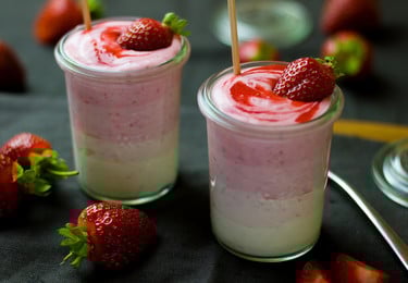 Erdbeermousse