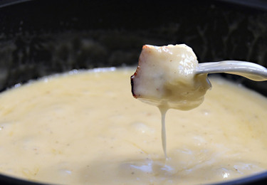 Veganes Käsefondue