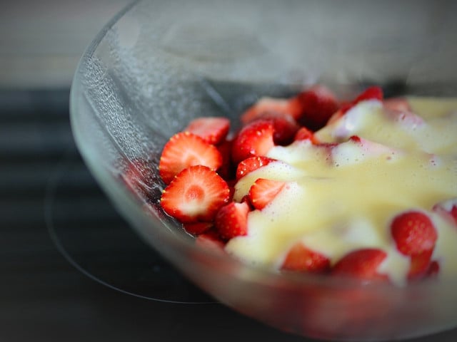 Puddingsuppe kannst du mit weiteren Zutaten verfeinern.