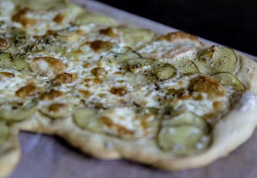 flammkuchen mit kartoffeln