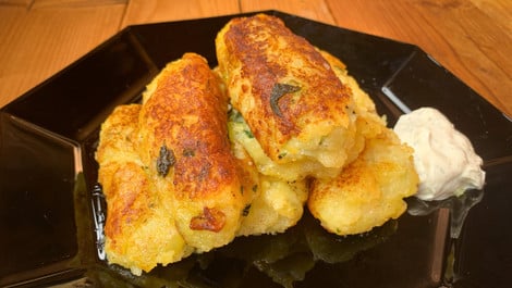 Kartoffeltaschen mit Frischkäse und Spinat: Einfaches Rezept