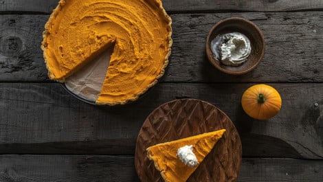 Kürbistorte ohne Backen
