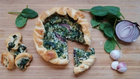 Torta Salata mit Spinat: Herzhaftes veganes Rezept