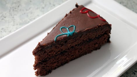 Rezept für vegane Sachertorte: Richtig schokoladig