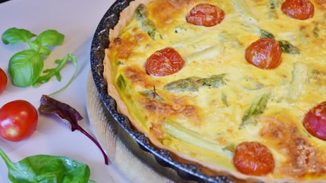 Spargel-Quiche: Ein einfaches Rezept