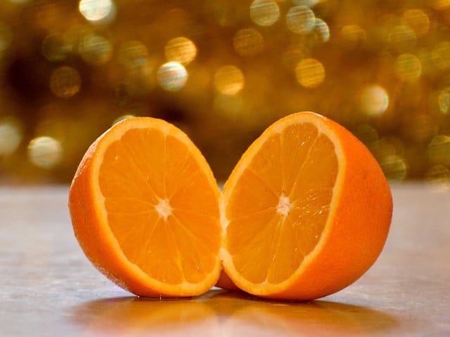 Orange gibt der Suppe eine fruchtige Note.