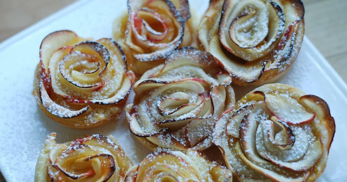 Apfelrosen-Muffins: So machst du das dekorative Gebäck selbst | Utopias ...