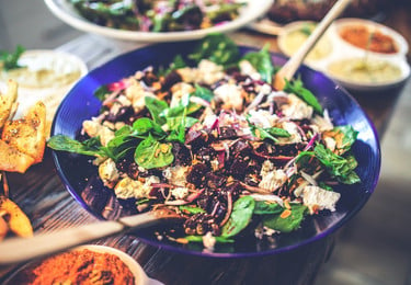 Graupensalat mit Roter Bete