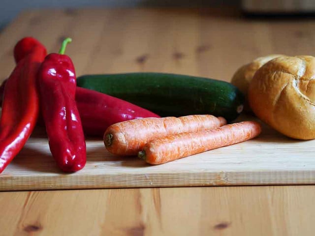 In den Gemüseknödeln kannst du Gemüse verwerten.