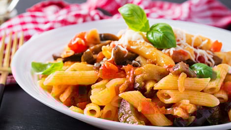 Caponata-Pasta: Rezept für Auberginenfans