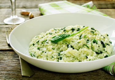 Spinat-Risotto