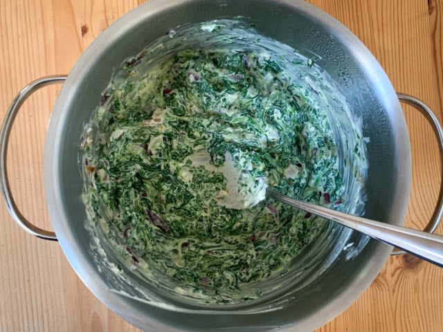 Die Füllung sollte cremig sein.