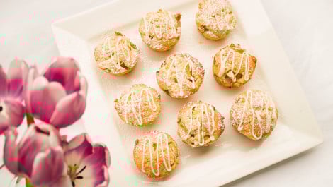 Rhabarber-Muffins: Einfaches Rezept zum Selbermachen