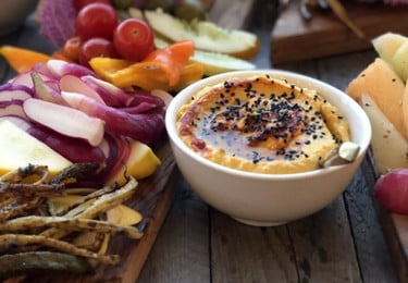 Hummus getrocknete Tomaten