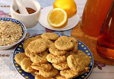 Saftige Lemon Cookies.