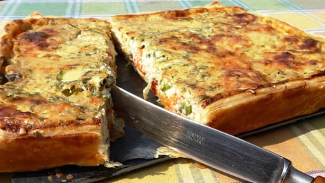 Gemüsekuchen: Vegetarisches Rezept mit Gemüse der Saison