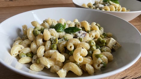 Pasta e Piselli: Rezept für Nudeln mit Erbsen