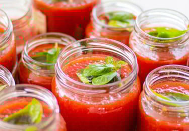 Tomatensauce aus dem Ofen