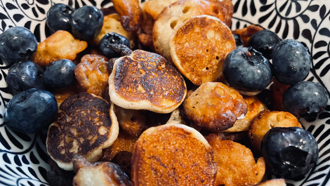 Pancake Cereal: Rezept für vegane Mini-Pancakes zum Frühstück