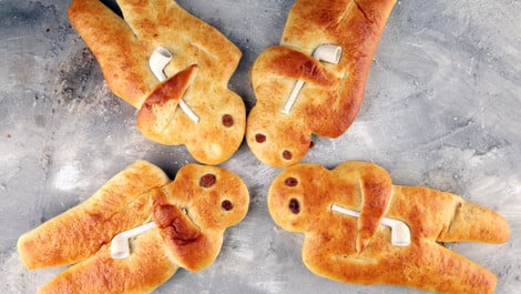 Stutenkerle selbstgemacht – mit veganer Variante