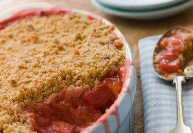 rhabarber crumble
